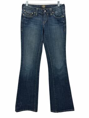 Kasil Morgan Boot Cut Jeans SZ 28 Women's David Lim Western Rodeo Country Dance‎